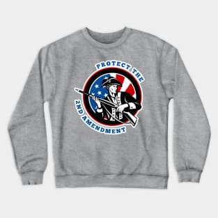 Protect Gun Rights - 2nd Amendment Crewneck Sweatshirt